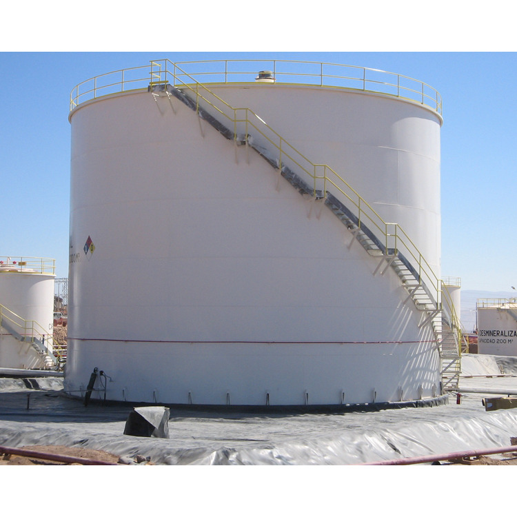 Construction worksÂ Stock Thousand Cubic Meters Oil Tank Vertical